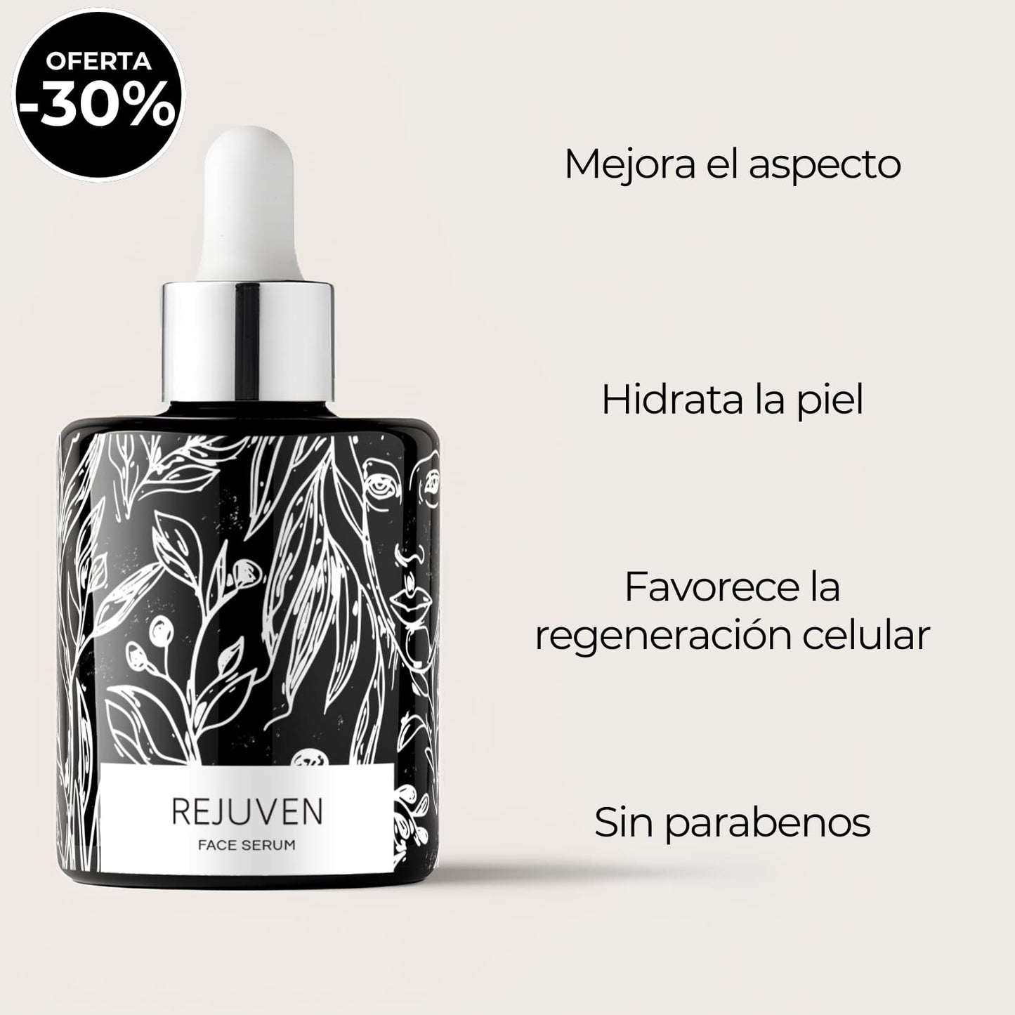 Rejuven - Suero de noche antiedad